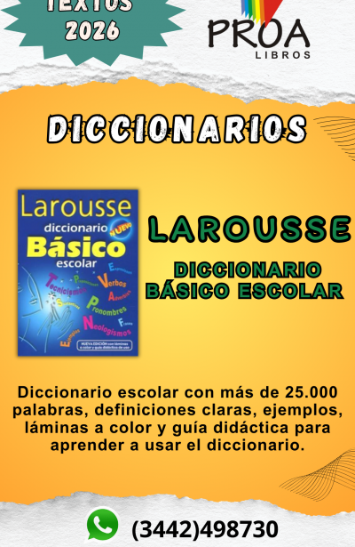 LAROUSSE DICCIONARIO BASICO ESCOLAR