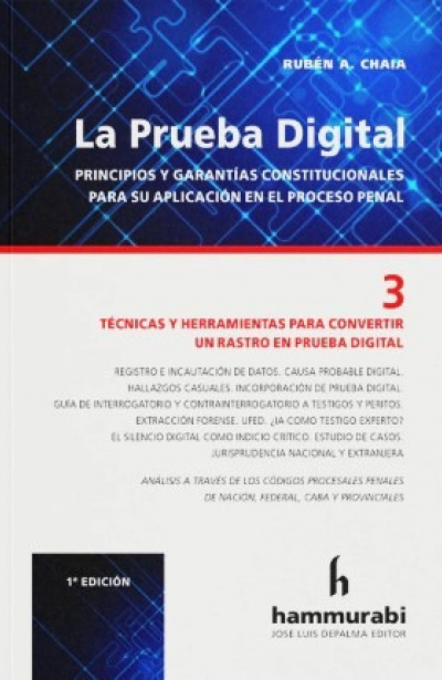 LA PRUEBA DIGITAL, t. 3 - CHAIA, RUBÉN A. 